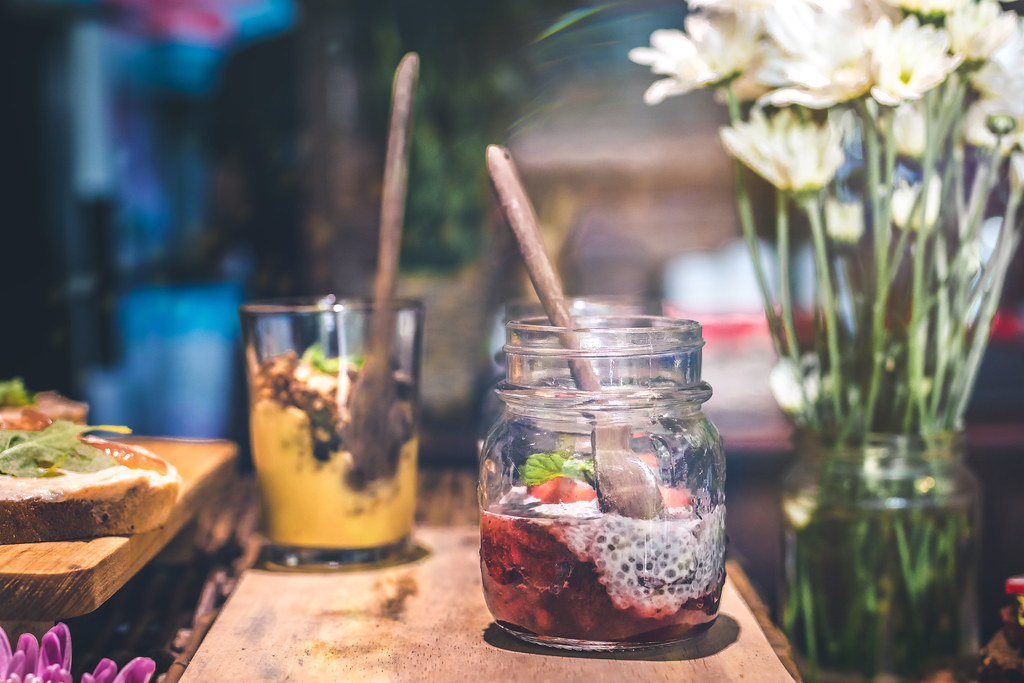 Bowl of yogurt, one of the soft foods recommended for patients recovering after oral surgery